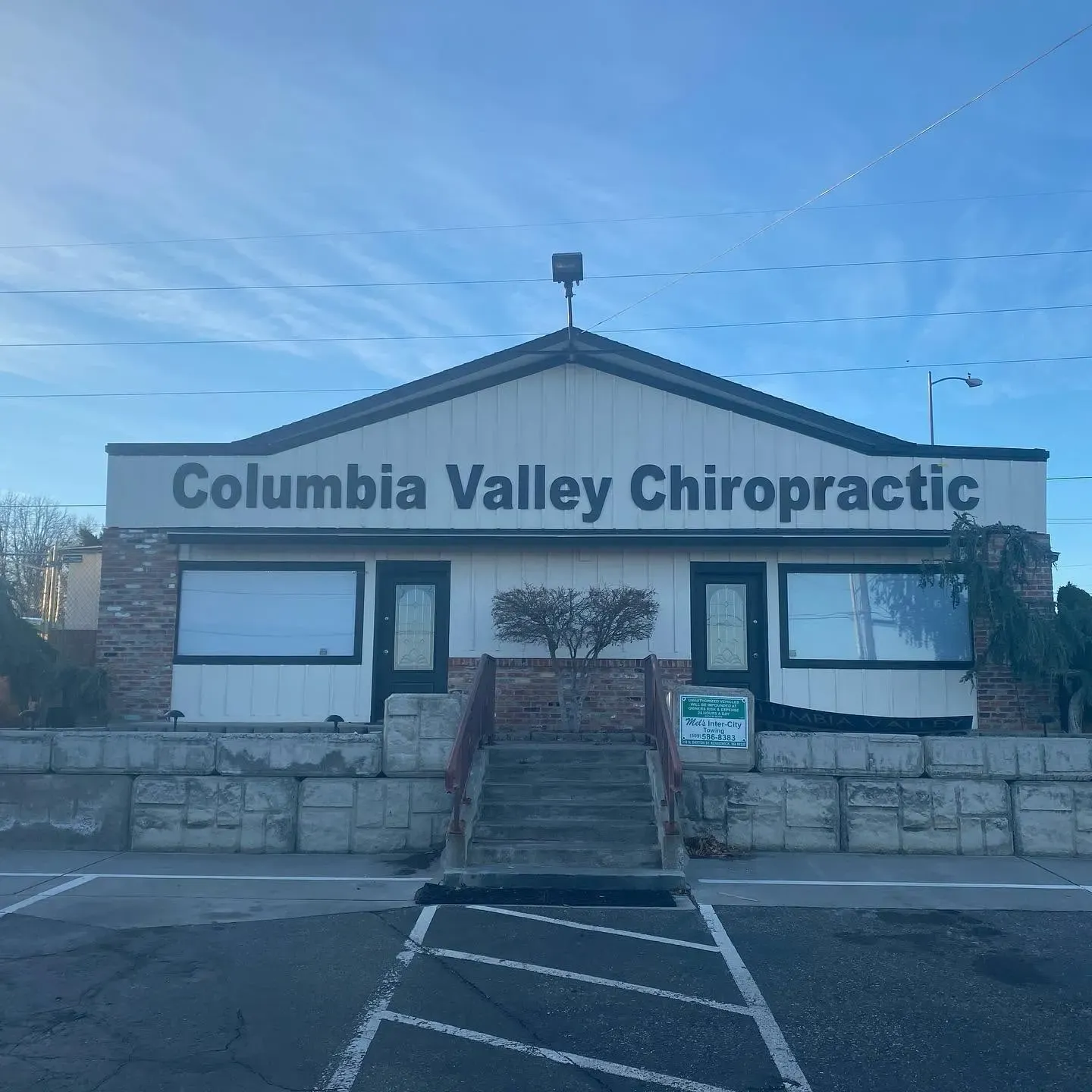 Columbia Valley Chiropractic Center storefront at 7514 W Yellowstone Ave in Kennewick